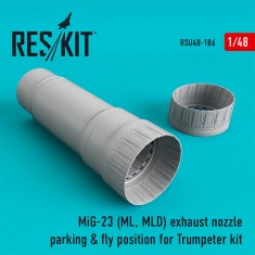 1/48 MIG-23 Exhaust Nozzle Parking & Fly Position for TRUMPETER Kit