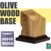Olive Wood Bust Base (5.2 x...