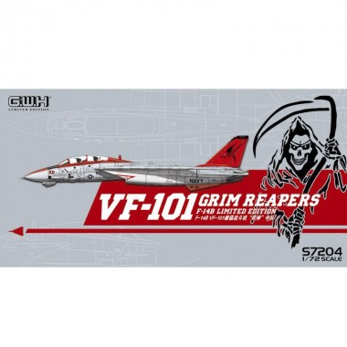 1/72 US Navy F-14B VF-101 "Grim Reapers" /w special Decal Digital Camouflage Limited Edition                                    