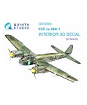 1/32 Ju 88A-1 Interior Impreso en 3D y Coloreado en Papel de Calca (para Kit Revell)