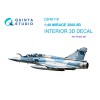 1/48 Mirage 2000-5B 3D-Printed & coloured Interior on decal paper (Kinetic)
