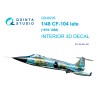 1/48 CF-104 Late 3D-Printed...