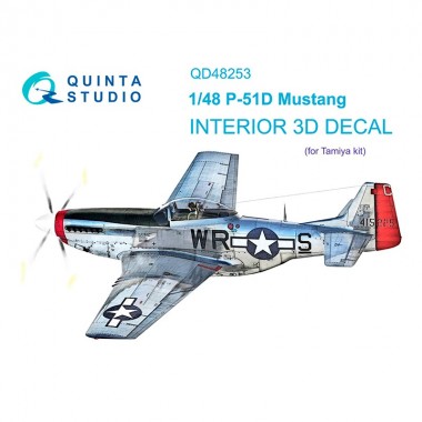 1/48 P-51D Interior Impreso...
