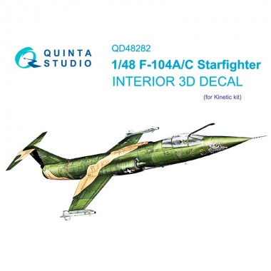 1/48 F-104A/? 3D-Printed &...