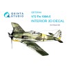 1/72 Fw 190A-5 3D-Printed & coloured Interior on decal paper (Eduard)