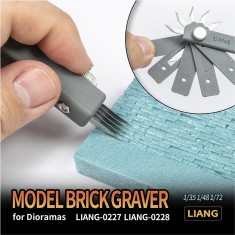 Model Brick Graver for Dioramas (1/48 1/72)