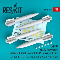 1/48 Mk.82 Thermally Protected bombs with BSU-86 Snakeye II fins (4pcs)