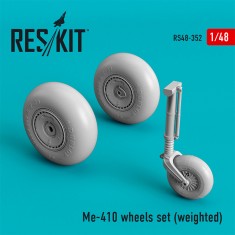 1/48 Me-410 wheels set (weighted)