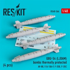 1/48 GBU-54 (LJDAM) bombs thermally protected (4 pcs)