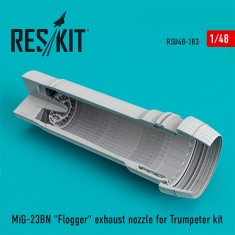 1/48 MiG-23BN "Flogger" exhaust nozzle for Trumpeter kit