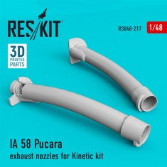 1/48 IA 58 Pucara exhaust nozzles for Kinetic kit