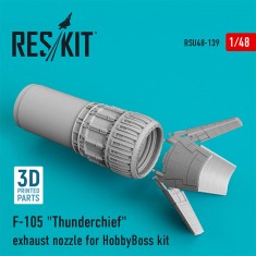1/48 F-105 "Thunderchief" exhaust nozzle for HobbyBoss kit