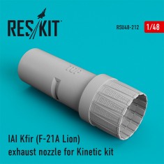 1/48 IAI Kfir (F-21A Lion) exhaust nozzle for Kinetic kit