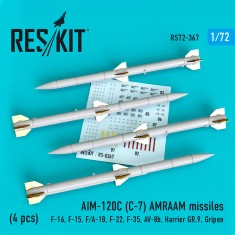 1/72 AIM-120C (C-7) AMRAAM missiles (4 pcs)