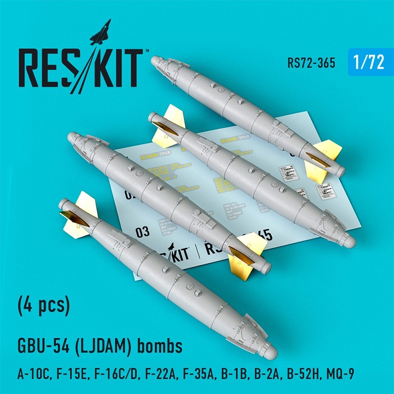 1/72 GBU-54 (LJDAM) bombs (4 pcs)