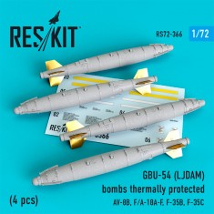1/72 GBU-54 (LJDAM) bombs thermally protected (4 pcs)