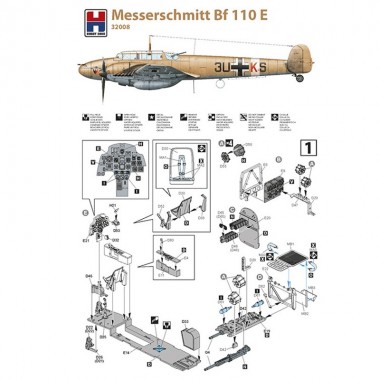 1/32 Messerschmitt Bf 110 E