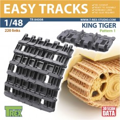 1/48 King Tiger Tracks Pattern 1
