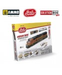 AMMO RAIL CENTER SOLUTION BOX MINI 02 - Trenes Americanos. Todos los Productos de Envejecido