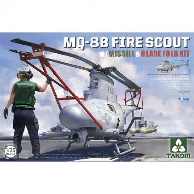 1/35 MQ-8B Fire Scout with Missile & Blade Fold Kit