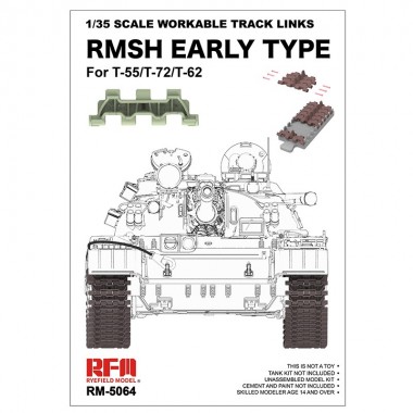 1/35 RMSH Early type workable track links  for T-55/T-72/T62