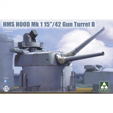 1/72 HMS HOOD Mk1 15"/42...