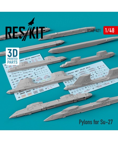 1/48 Pylons for Su-27