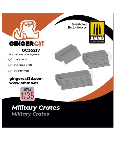 1/35 Military Crates (6pcs)