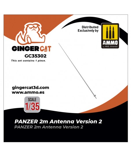 1/35 Antena 2 m para PANZER...