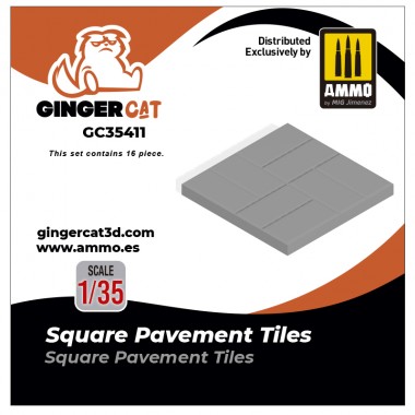 1/35 Square Pavement Tiles...