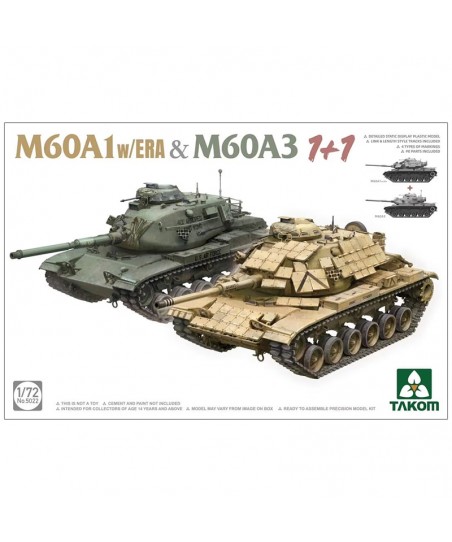 1/72 M60A1 with ERA & M60A3...