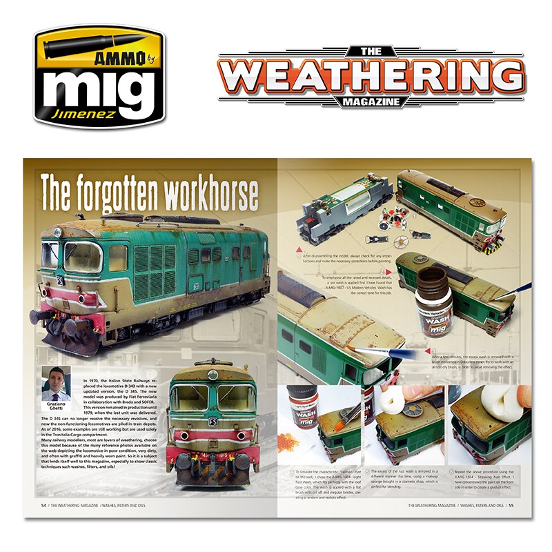 Washes Filters & Oils AMMO by Mig Jimenez The Weathering Magazine Issue No.17 