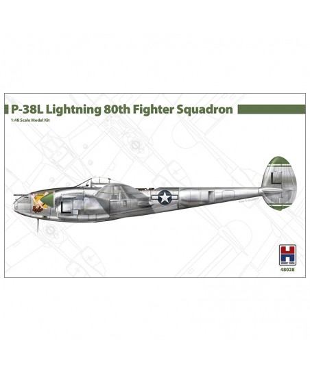 1/48 P-38L Lightning 80º...