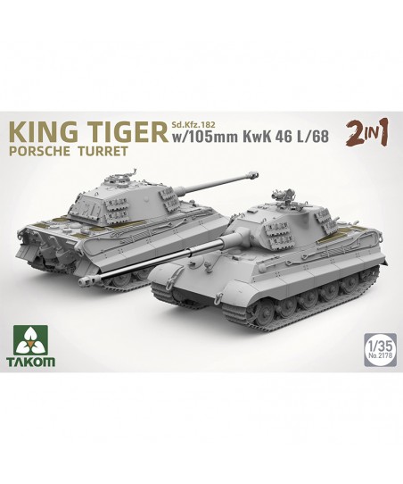 1/35 KING TIGER with 105mm...