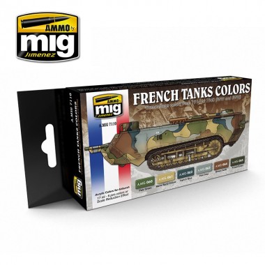 WWI & WWII French Tanks Colors