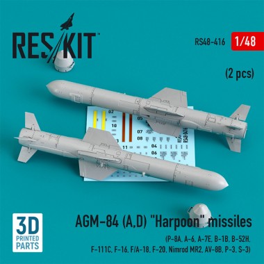 1/48 Misiles AGM-84 (A,D)...