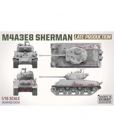 1/16 M4A3E8 Sherman Easy...