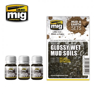 Glossy Wet Mud Soils