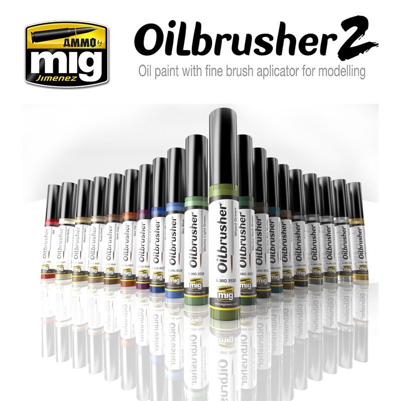 Munizioni da MIG oilbrusher-AMMO GIALLO-A.MIG-3502 