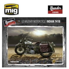 1/35 US Military Motorcycle Indian 741B (Two kits in box)