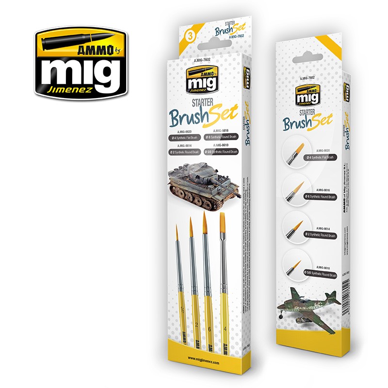 AMMO BY MIG A.MIG-8596 Synthetic Filbert Brush n°6 