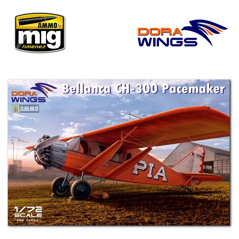 1:72 scale Bellanca CH-300 Pacemaker << Dora Wings #72022