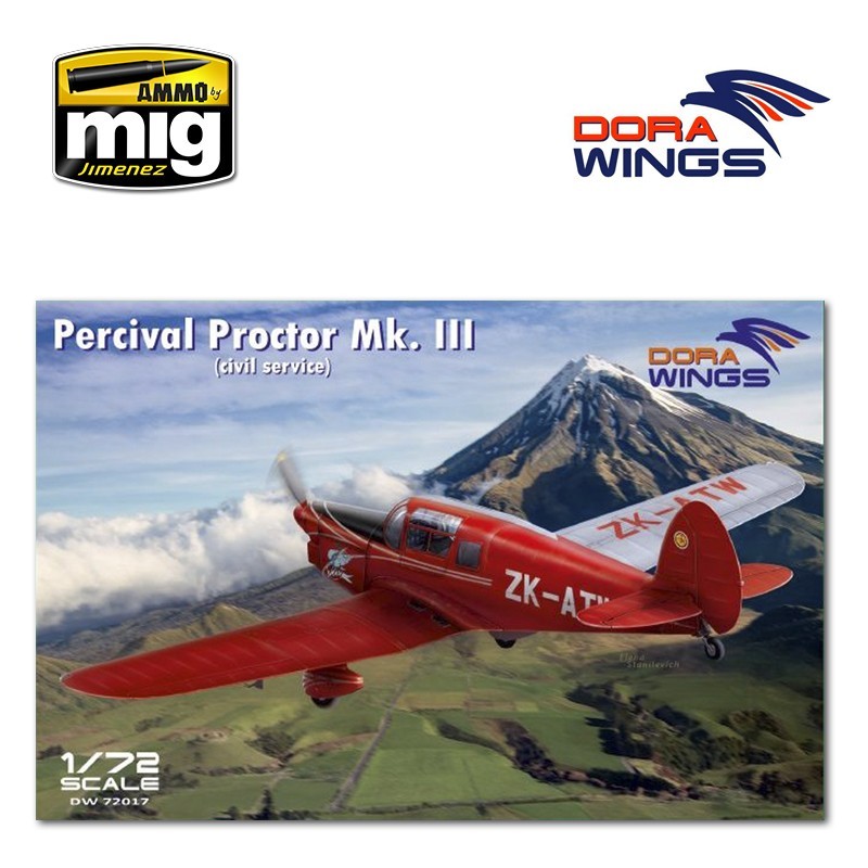 1/72 Dora Wings Percival Proctor Mk.III plastic kit 