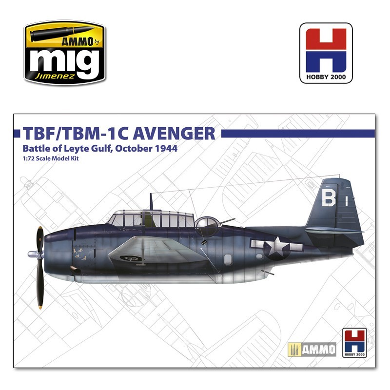 1/72 Grumman TBF/TBM-1C Avenger October 1945