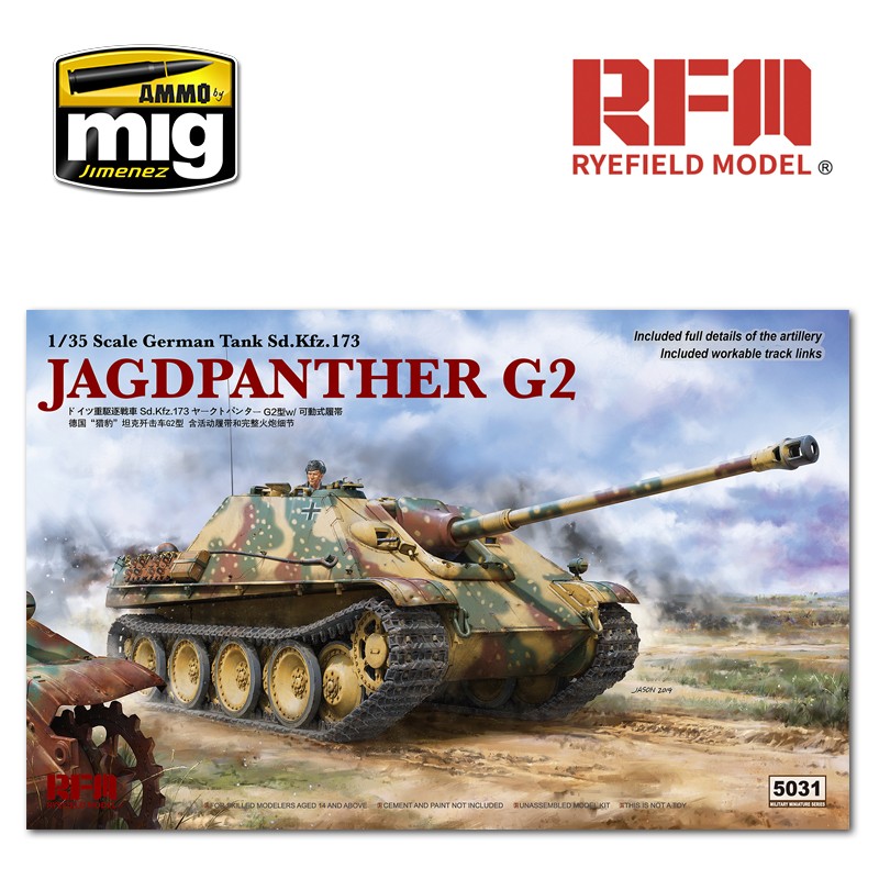 RFM5031 1/35 Jagdpanther G2 with Workable Track Links