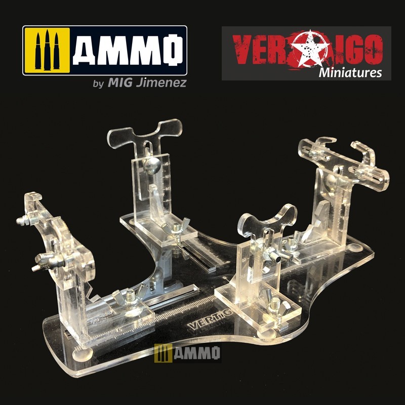 Plastic stand & transport jig EVO 7248 (for monoplane aircrafts in 1/48 and 1/72 scale with extra bracket for nose and clamping)