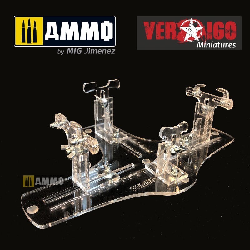 Plastic stand & transport jig EVO 3224 (for monoplane aircrafts in 1/32 and 1/24 scale with bracket for nose and clamping)