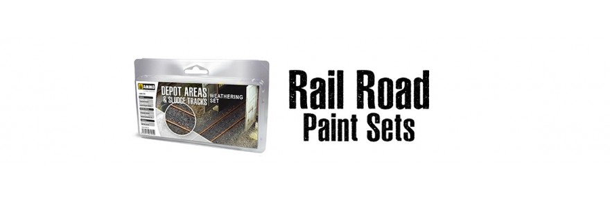 AMMO Sets de Pintura para Vías de Ferrocarril