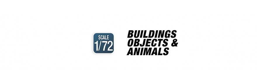 AMMO Maquetas Edificios, objetos y animales para modelismo escala 1/72