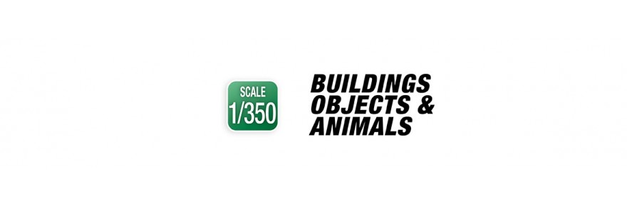 AMMO Maquetas Edificios, objetos y animales para modelismo escala 1/350